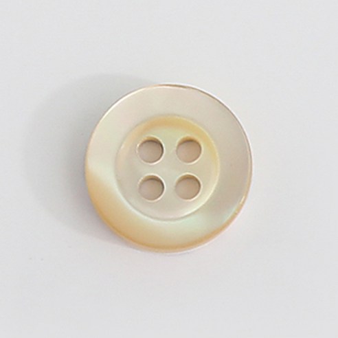 HR빅버튼 우유니 단추 11mm, 베이지, 8개입