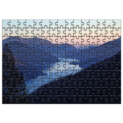 다모아 시험관 직소퍼즐, 150피스, 스위스산과강의모습