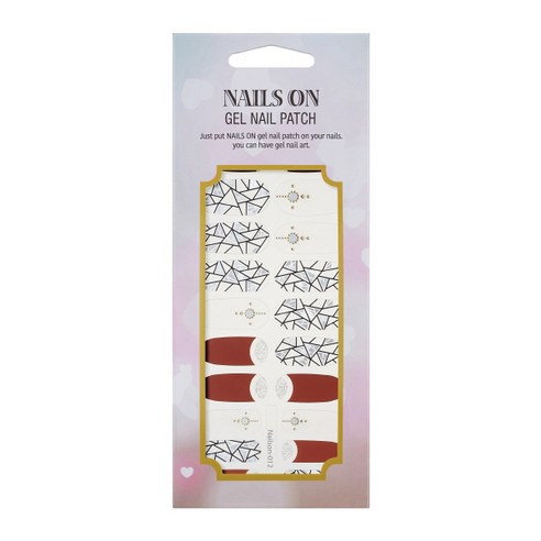 네일즈온 젤네일패치, nailson-012 레드프리즘, 1개