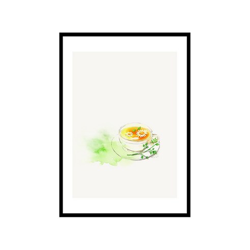 더윤 북유럽 캔버스액자 FLO0032, A2(420 x 594 mm)