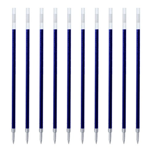 제브라 리필 SH 볼펜심 0.5mm, 블루, 10개입