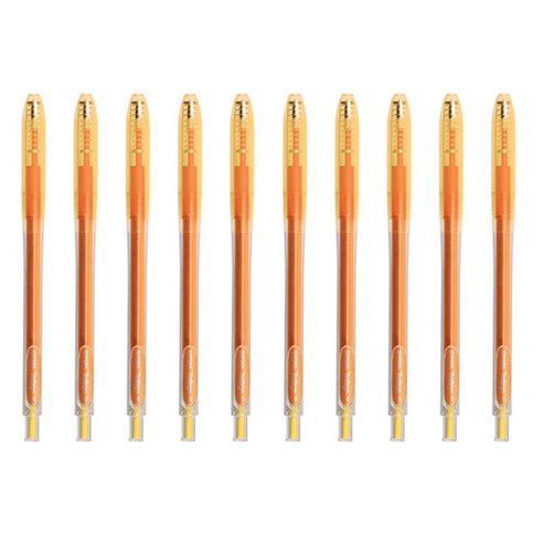 제브라 볼사인 젤잉크펜 0.4mm, 3 옐로우, 10개입