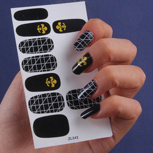 아리코 3D 네일패치 손톱스티커, ZL242, 5세트