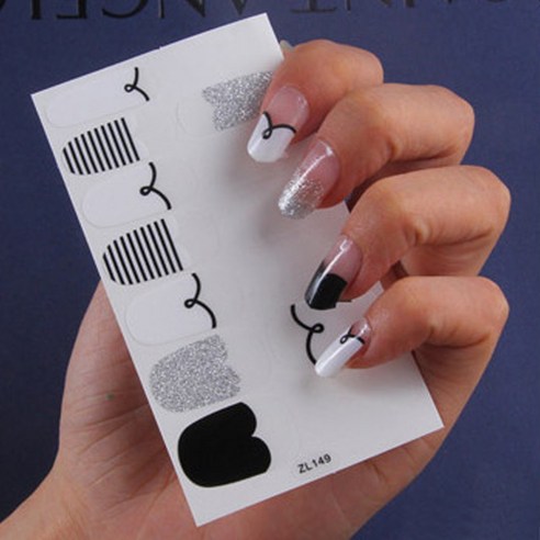 아리코 3D 네일패치 손톱스티커, ZL149, 10세트