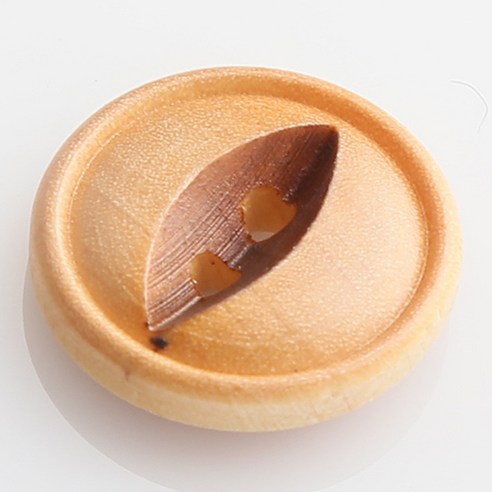 HR빅버튼 입술버닝 단추 21mm, 베이지, 4개입