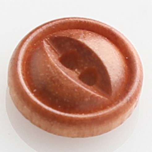 HR빅버튼 입술버닝 단추 13mm, 브라운, 8개입