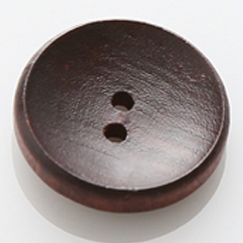 HR빅버튼 접시그열 단추 18mm, 다크브라운, 12개입