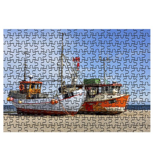 다모아 시험관 직소퍼즐 덴마크의낚시보트, 234피스, 혼합 색상