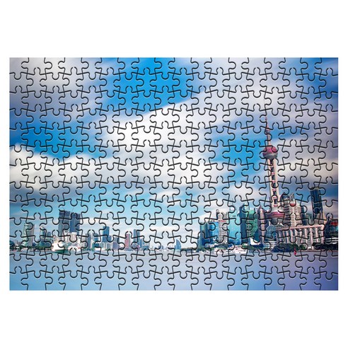 다모아 시험관 직소퍼즐, 234피스, 푸동의하늘