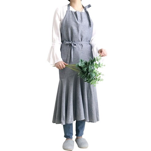 까사베르데 머메이드 앞치마, 쿨그레이, 1개