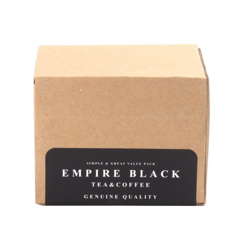 Empire1897 차 기프트세트, 블랙머그 + 허니부쉬 티백 5p, 1세트
