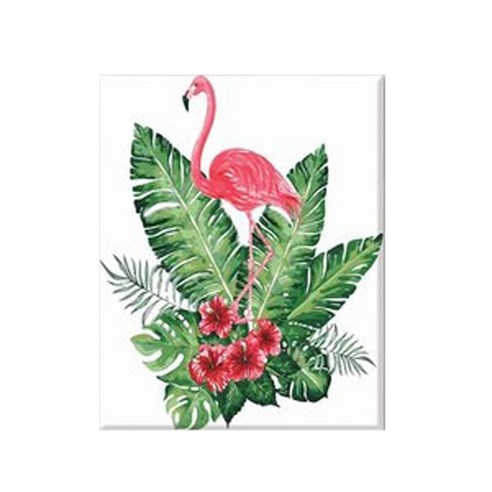 아이러브페인팅 워터아트 DIY 명화그리기 40 x 50 cm, 보태니컬플라망고, 1개