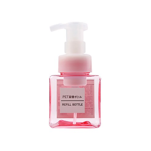 알럽홈 컬러 펌프 용기 250ml, 핑크, 1개