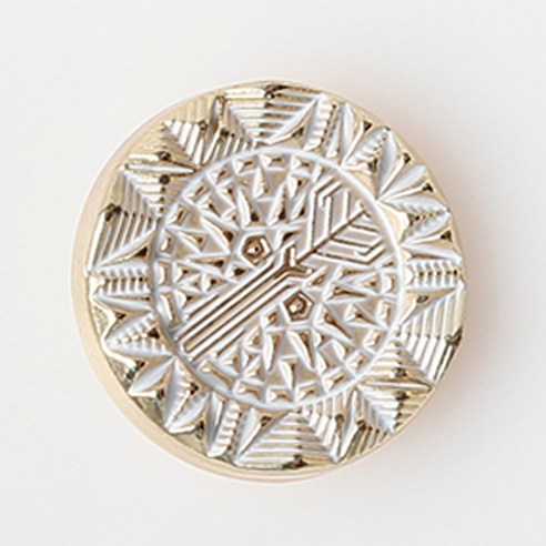HR빅버튼 멜리안 단추 21mm, 단일 색상, 4개입