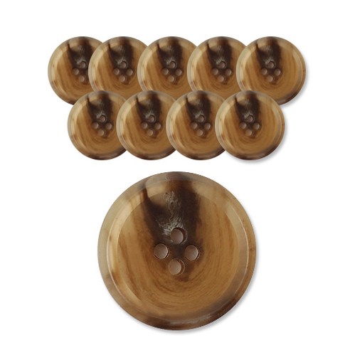 패션포인트 멜버른단추 무광 23mm, BG, 10개입