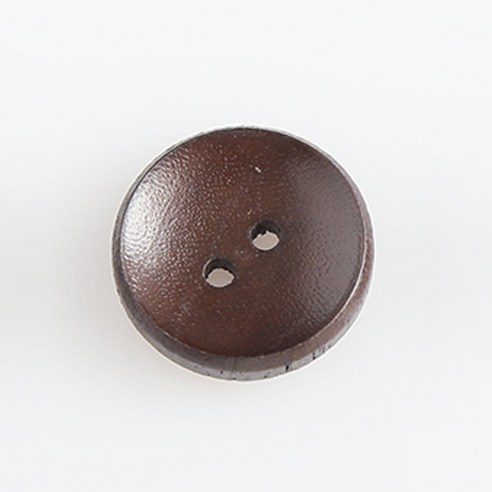 HR빅버튼 나무단추 캔디 8mm, 다크초코, 4개입