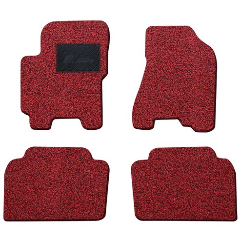 엑스핏 블란도 코일 차량용카매트 일반형 레드, K9 2012년5월~2018년3월 K01