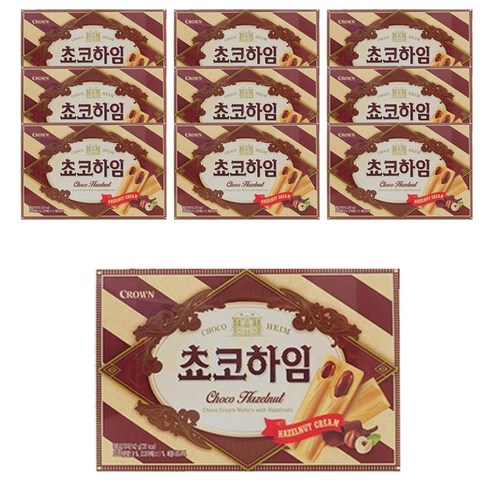 크라운제과 초코하임, 142g, 10개