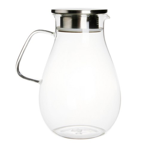 프리미엄 엘지 글래스 YH309 물병형 유리 차호 티포트 1800ml