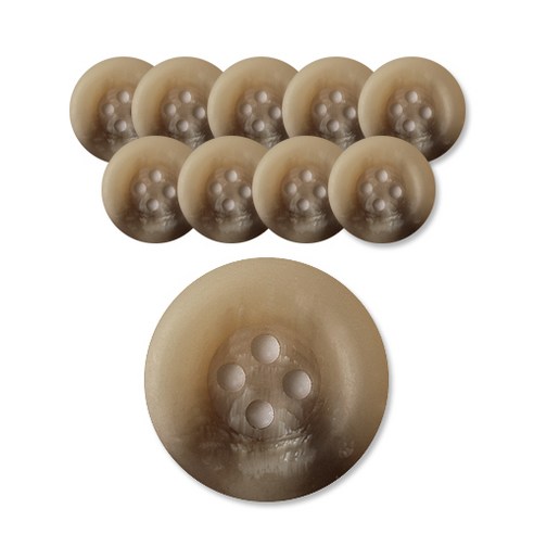 패션포인트 브레인단추 21mm, LBG, 10개입