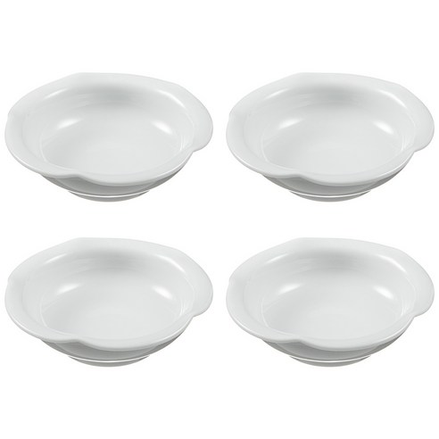 정담 정헌진 꽃종지 중, 백자 + 백자, 4개입