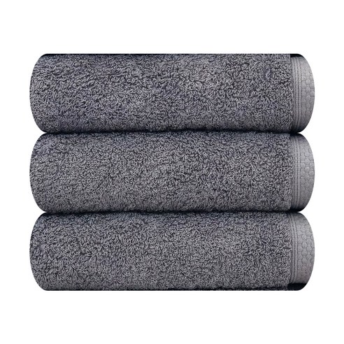 송월타월 호텔수건 헬레네 40수 160g, 그레이, 3개
