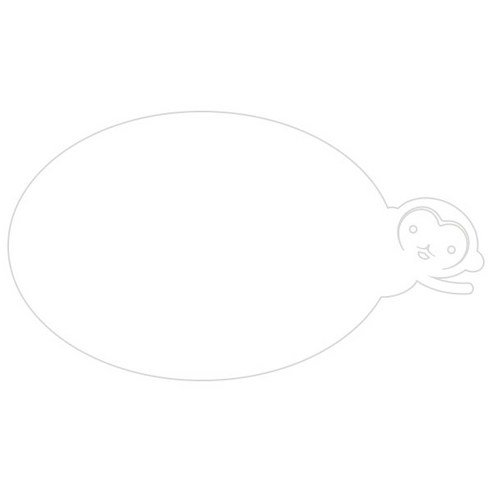 쿠 홈 인테리어 아크릴 메모 보드 MO 61 부착형 화이트 중, 1개