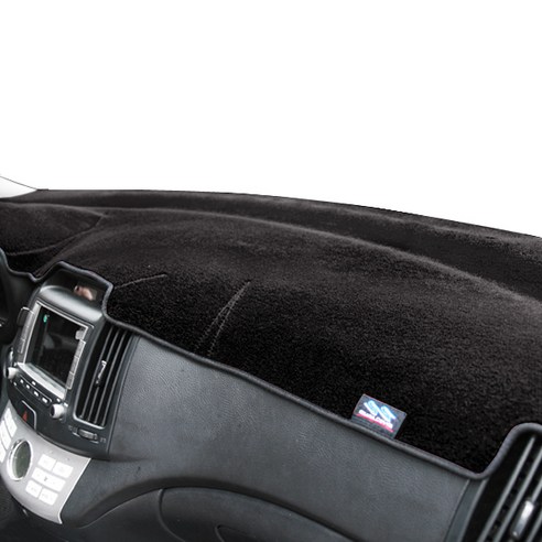 본투로드 SSADA 차량용 대쉬보드커버 블랙 원단 그레이 라인 + DUB 종이방향제, 현대, 더뉴아반떼MD 14~15년(일반형)