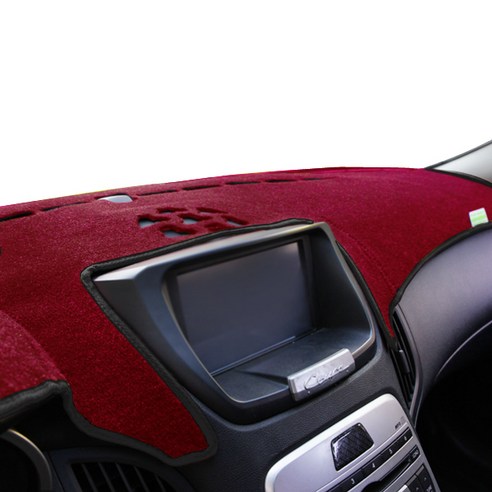 본투로드 차량용 에코 대쉬보드커버 와인 원단 블랙 라인 + DUB 종이 방향제, 폭스바겐 뉴폴로 2013년형