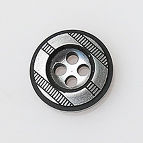 HR빅버튼 멕시코시 단추 NO8 13mm, 혼합 색상, 4개입
