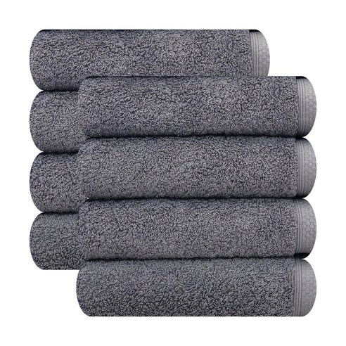 송월타월 호텔수건 헬레네 40수 수건 160g, 그레이, 8개