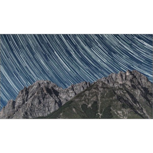 유브이디에스 아트보드 주방시트지 산과 별의 궤적, 1개