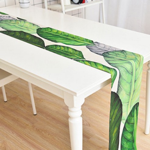 노랜드 헬로우 리프 스타일 테이블러너 30 x 160 mm, 2, 1개