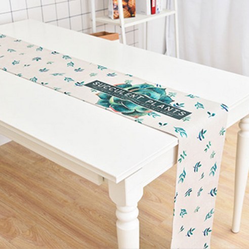 노랜드 다크 리프 스타일 테이블러너 30 x 160 mm, 5, 1개