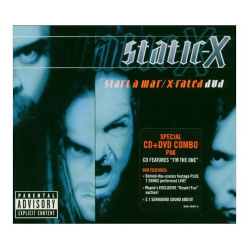 Static-X - Start A War X-Rated (Deluxe Edition) 유럽수입반, 2CD