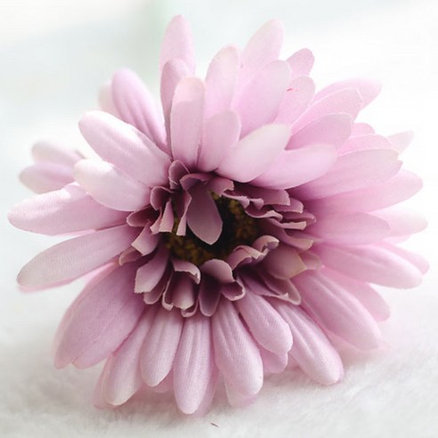 블럭마트 조화 거베라 국화꽃 5p, 핑크