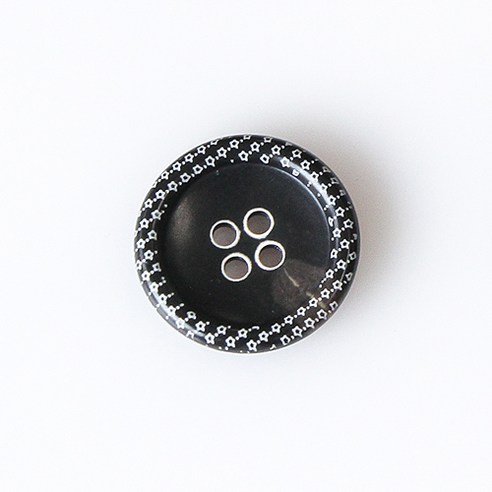 HR빅버튼 브리쉘 단추 NO45 23mm, 혼합 색상, 4개입