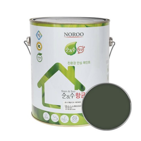 순앤수 항균 DIY 페인트 4L, NR9095, 1개