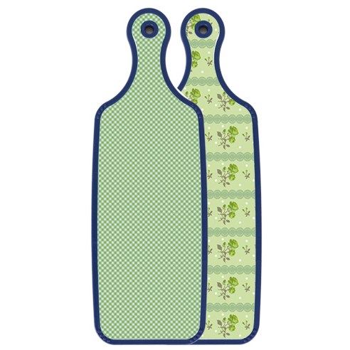 로엠디자인 블루에디션 양면서빙도마 그린로즈, 초록색체크, 1개
