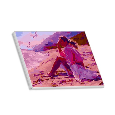 헬로페인팅 직접그리는 그림 DIY 도면 바다와여인시리즈, 3, 1개