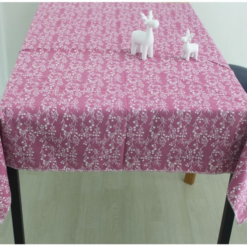 Noland 방수 테이블 커버, 안개꽃 핑크, 100 x 140 cm