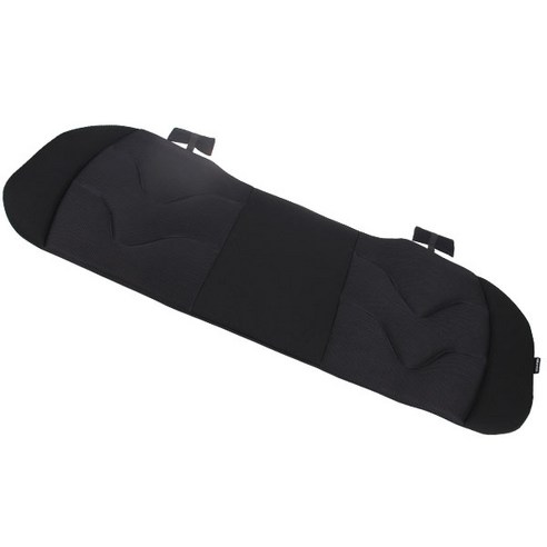 노블엔젤 레드라인 와이드 스포티 사계절용 3인 차량용방석, Black, 1개