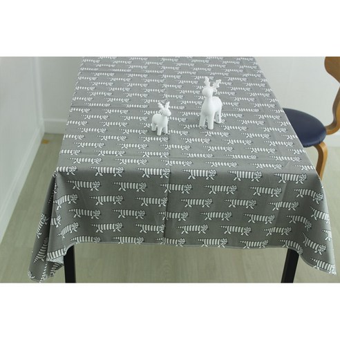 Noland 호랭이 방수 테이블 커버, 그레이, 90 x 140 cm