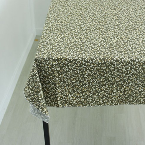 지와이에이펫 엔젤 방수 테이블 커버, 카키, 90 x 90 cm