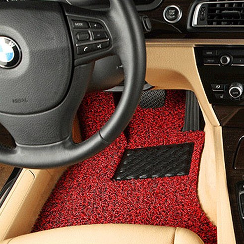 네임드컴퍼니 Origin 확장형 차량용 코일매트 레드, BMW, 1시리즈 2012년~