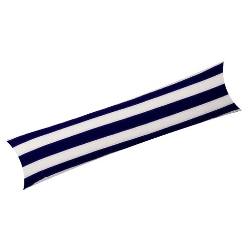 홈앤슬립 순면100% 바디필로우 솜포함 캔디라인 A타입, 네이비