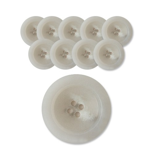 패션포인트 무광 텔미단추 23mm, LGY, 10개입