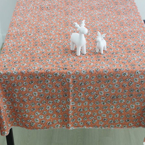Noland 민들레 방수 테이블 커버, 오렌지, 90 x 140 cm