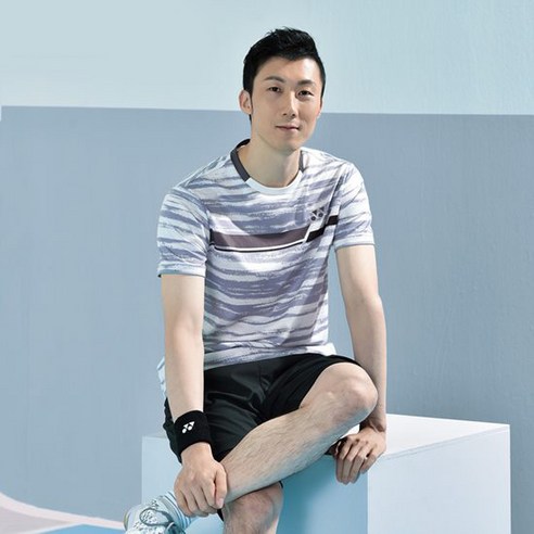 요넥스 남성용 라운드티셔츠 83TS017MGY + 반바지 81PH005MBK