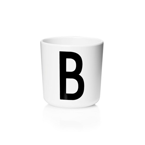 디자인레터스 멜라민 알파벳 컵, B, 1개